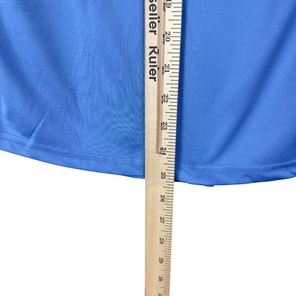 Reel Life T-Shirt Adults M Blue Long Sleeve Orange Fish Graphic - Picture 7 of 9